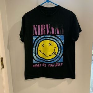 Black Nirvana Graphic T-Shirt